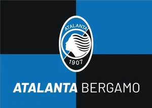Bandiera Atalanta B.C. Misura 100X140 cm Prodotto Ufficiale senza Asta - Foto 1 di 1