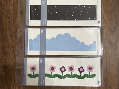 Vintage Quickutz 12” Border Die Lot Flowers Cloud Stars Scrapbooking Card Making - Image 1 of 4