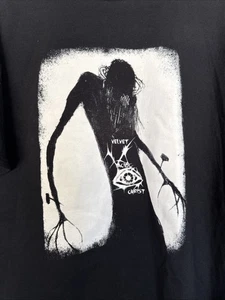Camiseta Terciopelo Ácido Christ Tour Para Hombres 2XL 2000s Negra Metal Doble Lado Banda Rara - Imagen 1 de 6