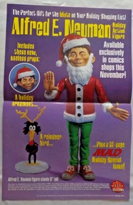 Alfred E Neuman Holiday Action Figure Promotional Poster 1999 DC Direct 17"x11" - Picture 1 of 2