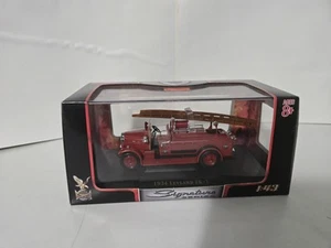 Vintage Road Signature 1-43 1934 Leyland FK-1 Die Cast Firetruck New Sweet - Picture 1 of 6