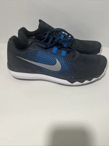 Mens - Nike Tiger Woods TW15 Navy Black Golf Shoes 704884-400 Size 15 Ext. Rare - Picture 1 of 15
