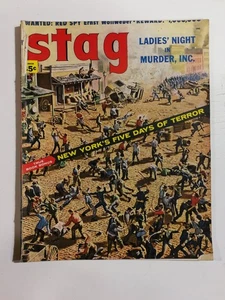 Vintage Hirsch Herren Abenteuer Pulp Magazin Vol. 9 Nr. 3 März 1958 - Bild 1 von 2