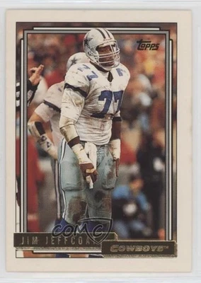 1992 Topps Gold Jim Jeffcoat #617 - Image 1 of 2