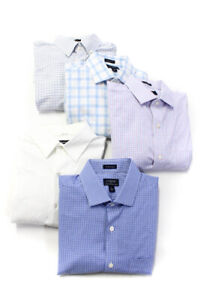 J Crew Theory Boys Cotton Plaid Button Down Shirt Blue Size S, Lot 5