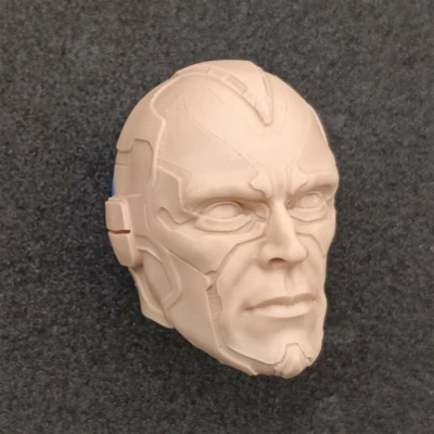 1:6 Male Head Sculpt Carved Wanda Vision Paul Bettany For 12"  Figure Doll - Image 1 of 4