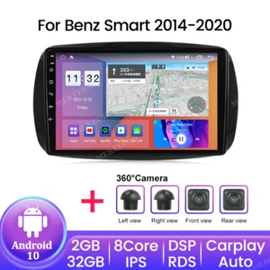 For Benz Smart Fortwo 2015-2020 Android 10 Car Stereo Radio GPS Carplay+ Camera - Bild 1 von 12