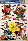 Looney Tunes Bugs Bunny& Friends Halloween Static Color Cling Window Decorations