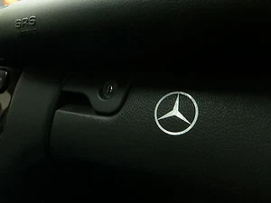 2pcs Dashboard Badge decal sticker MercedesLOGO - Picture 1 of 1