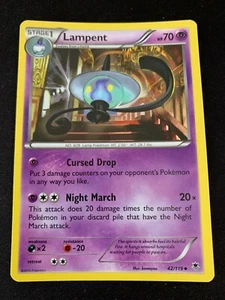 Pokemon Lampent 42/119 Uncommon Phantom Forces Lightly Played - Picture 1 of 1