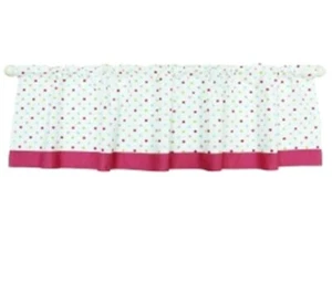 Little Haven Window Valance Polka Dots 43.2 x 152.5cm Child Toddler Baby Room - Picture 1 of 1