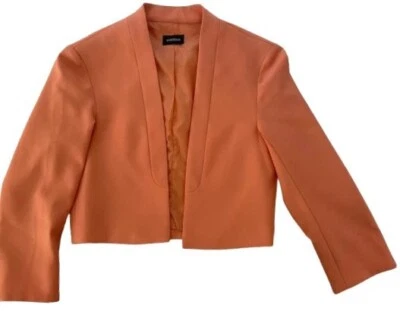 MOTIVI giacca blazer bolero elegante maniche 3/4 corallo donna ragazza taglia 42 - Immagine 1 di 4