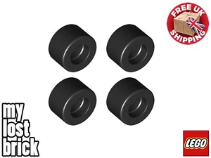 LEGO - Teil 30028 - Reifen 14 mm Durchmesser x 9 mm glatt (5er Pack) + NEU - Bild 1 von 2