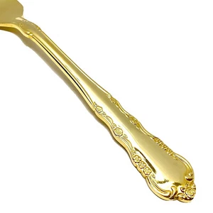 De colección International Silver 1847 Rogers Bros LAUREL Chapado en Oro 54 piezas *NUEVO* - Imagen 1 de 16