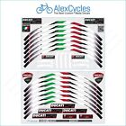 Ducati Corse Panigale Motorcycle Stickers Wheel Rim Laminated Decals Stripes