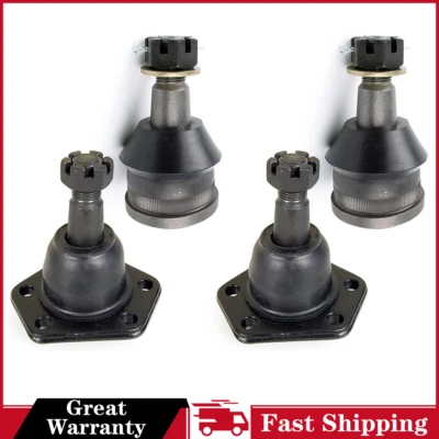 For Chevrolet C20 Pickup 1963-1968 1969 1970 4x Front Upper Lower Ball Joint - Image 1 of 4