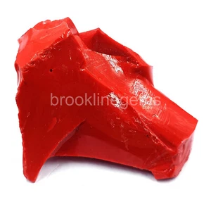 Piedra preciosa suelta áspera Italia coral rojo natural de 775,5 quilates certificado por EGL 5ARW - Imagen 1 de 8