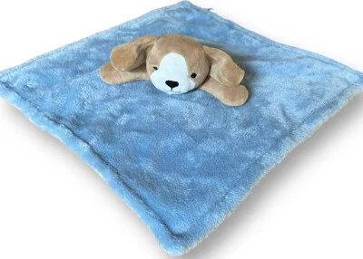 Carters Puppy Dog Lovey Blue Plush Security Blanket 14”x14” - Image 1 of 4