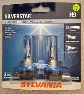 Sylvania H9 SilverStar High Performance Halogen Headlight 2-Bulbs - Picture 1 of 2