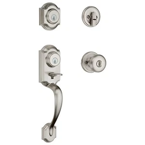 Kwikset Montara Haustürschloss Griff und Riegel Set, Einstiegsgriffset - Bild 1 von 6