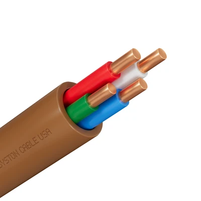 Cable de control de climatización termostato Syston 18/4 18 AWG 4 conductores 100 % cobre CMR Foto 1 de 4