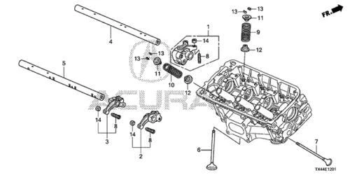 Genuine Acura Arm B Assembly Ex Rocker 14627-R71-A00 - Image 1 of 1