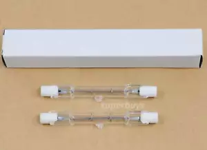 2pcs 80W R7 R7S 78mm Halogen Light Linear Tungsten Tube Globe 2000 Hour 220-240V - Picture 1 of 3