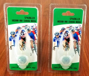 FRONT&REAR LED MINI BIKE BICYCLE LIGHT BLINKIE SET NEW - Picture 1 of 5