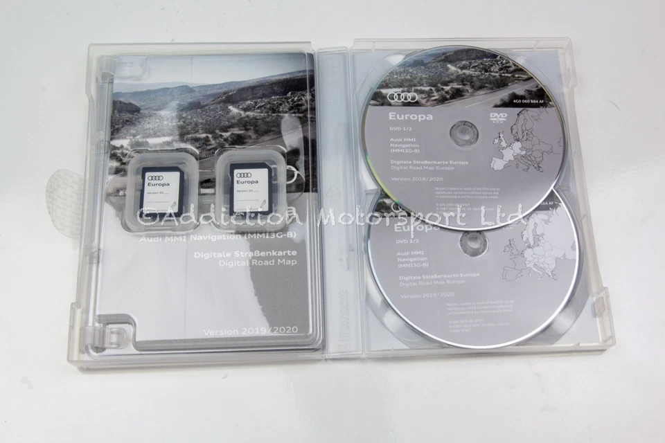 Genuine Audi Data Medium and Activation Document for MMI Navigation 4G0060884AF - Image 1 of 1