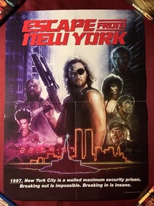 ESCAPE FROM NEW YORK Movie Poster 18 X 24 Scream Factory - Picture 1 of 1