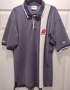 Vintage Nascar Rusty Wallace Polo. Size: XL. 100% Cotton. Blue Multi Colorblock. - Picture 1 of 11