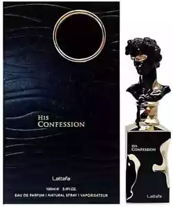 Lattafa His Confession Eau De Parfum Spray Herren 3,4 Oz. - Bild 1 von 4