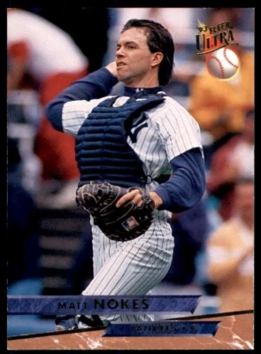 1993 Fleer Ultra #247 Matt Nokes - Image 1 of 2