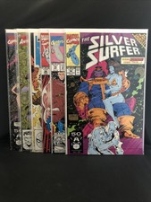 Silver Surfer Marvel Comic Lot #’s 56 75 84 + Annuals 1 3 4