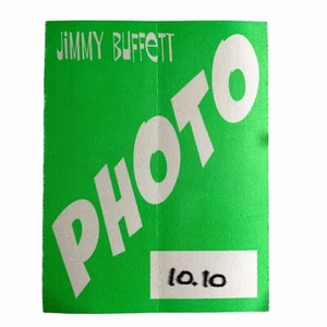 Jimmy Buffett Concert Photo Credentials / Satin Pass 10/10/93 Del Mar San Diego - Picture 1 of 7