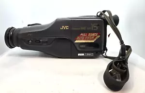 JVC Compact VHS GR-15 Camcorder FOR PARTS ONLY FAST FREE SHIPPING a - Picture 1 of 13