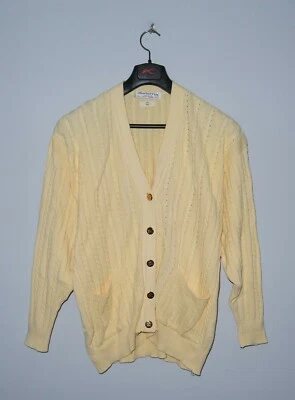 Suéter cárdigan de algodón manga larga Burberry vintage para mujer talla 42 107 Foto 1 de 4