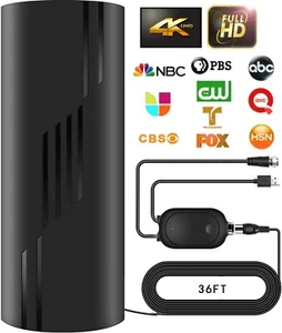 Antenna TV 1100+ Miglia Range-Antenna Digitale per Smart TV da Interno con Amplificatore - Foto 1 di 12