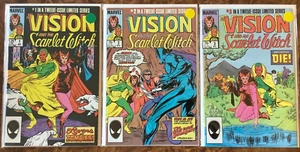Vision and Scarlet Witch 1 2 3 1985 VF/NM Avengers Captain Marvel Wonder Man - Picture 1 of 5