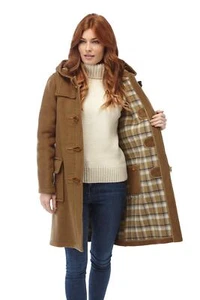Montgomery Original Womens Duffle Coat - Baby Blue (Small) - Picture 1 of 3