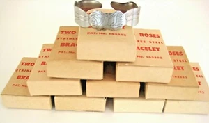 NIB Qty (15) "Two Roses" Vintage SS Kids Doll Costume Party Bracelets Brand New - Picture 1 of 6