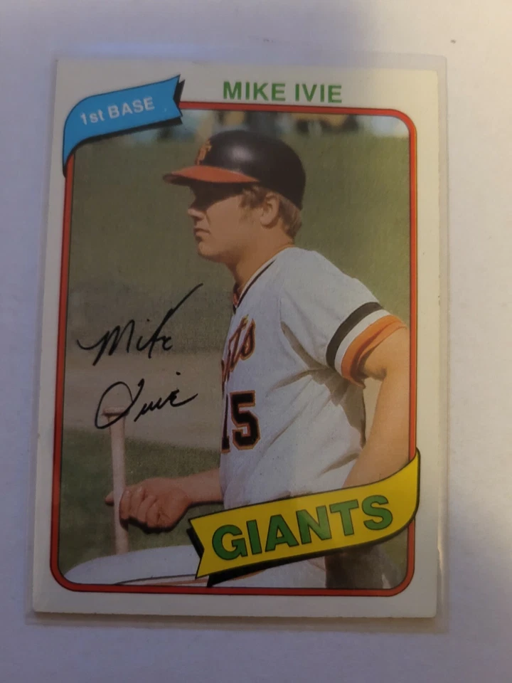 1980 TOPPS MIKE IVIE #62 EX/NM - Image 1 of 1