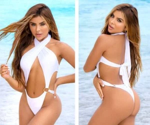 Mapale 67012 Monokini Color White - Picture 1 of 7