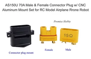 AS150U Supporto CNC Alluminio per Connettore Spina per RC Modello Aereo Drone Robot - Foto 1 di 8