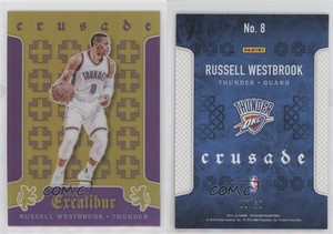 2015-16 Panini Excalibur Crusade Purple /60 Russell Westbrook #8