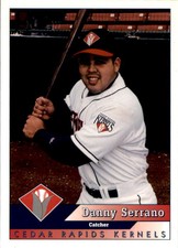 1998 Cedar Rapids Kernels Team Issue #26 Danny Serrano Puerto Rico Baseball Card