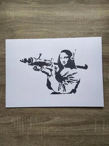Banksy - Mona Lisa - Hand Drawn - Picture 1 of 5