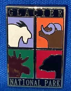 NOC Collectible Glacier National Park Lasting Mementos Souvenir Lapel Hat PIN - Picture 1 of 7