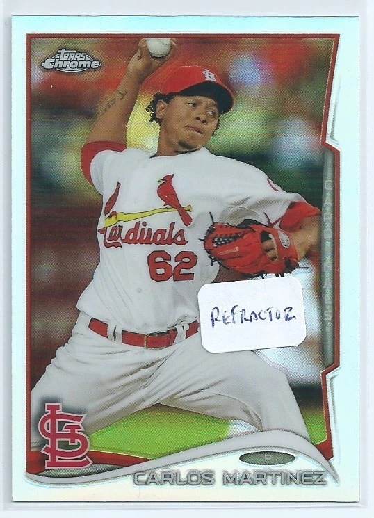 Carlos Martinez 2014 Topps Chrome REFRACTOR Card #54 - Image 1 of 1