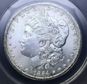 1884-O 1 $ MORGAN SILVER DOLLAR "NEW ORLEANS MINT" MS61 - Bild 1 von 4